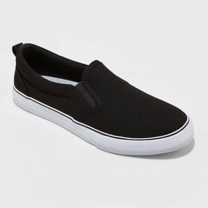 A New Day Women's Black Slip-On Sneakers